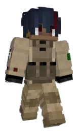 mirage and white Minecraft skin — Slim model — first worn by Slave404