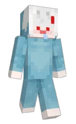 fountain blue and concrete Minecraft skin — Slim model — first worn by DongDaL1