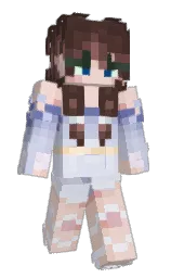 almond and rock Minecraft skin — Slim model