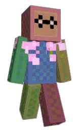 _Siz3r_'s Minecraft skin wearing the Cherry Blossom cape