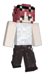 Minecraft-Skin in dawn pink und masala — Modell: Klassisch — zuerst getragen von WBonkers