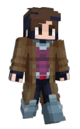 saddle and quincy Minecraft skin — Slim model — first worn by supersharkninja