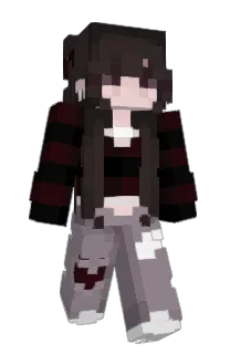 Front of Skylee's skin