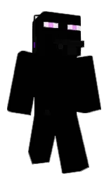 black and cod gray Minecraft skin — Classic model