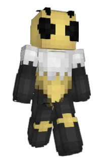 Front of Azemada's skin