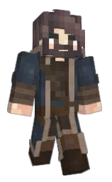 ItzFlameGG's Minecraft skin wearing the Migrator cape