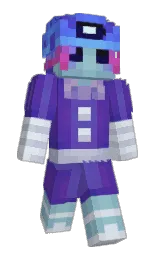 daisy bush and indigo Minecraft skin — Slim model