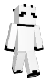 white and twilight blue Minecraft skin — Slim model — first worn by _Avanox_