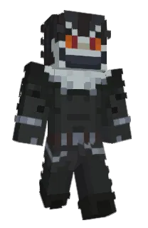Front of Maniac's skin