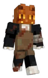 woodsmoke and yellow metal Minecraft skin — Classic model — first worn by managerXIII