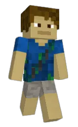 Mr_Woof_Dog's Minecraft skin wearing the 15th Anniversary cape