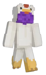 Raqui20's Minecraft skin wearing the Pan cape
