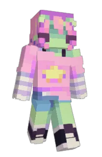 Front of skunk___'s skin