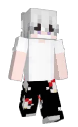 Acciidia's Minecraft skin wearing the Pan cape