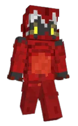 Dweebble's Minecraft skin wearing the Migrator cape