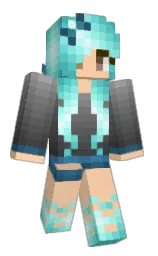 xZarama's Minecraft skin wearing the Migrator cape