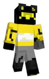 black and broom Minecraft skin — Classic model — first worn by Brugman013