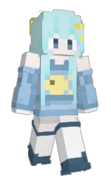 QianHuiii's Minecraft skin wearing the Pan cape