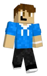 FirstBlueFlame's Minecraft skin wearing the Pan cape