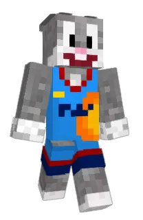 Front of pernalonga's skin