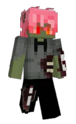 IzumiRJ's Minecraft skin wearing the Aurora cape