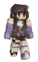 judge gray and almond Minecraft skin — Slim model