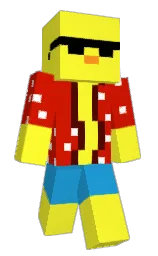 Back of MiyuMC's skin