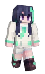 quarter spanish white and bermuda Minecraft skin — Slim model