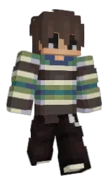 cocoa brown and taupe Minecraft skin — Classic model — first worn by DanielMax15
