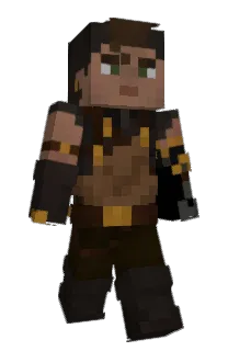 Front of BUCKLD's skin