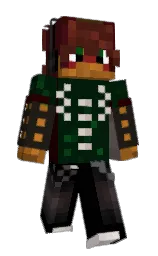 black and english holly Minecraft skin — Classic model