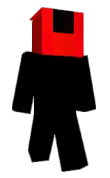 guardsman red and bright red Minecraft skin — Slim model — first worn by bigibas123