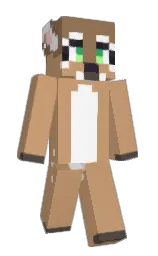 antique brass and desert storm Minecraft skin — Slim model — first worn by Aveysaur