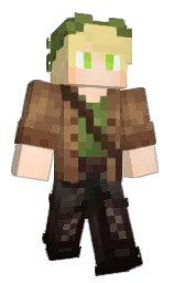 spicy mix and leather Minecraft skin — Classic model — first worn by CloverUTY