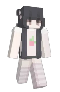 Front of raspberby's skin