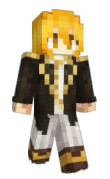 pupmaya's Minecraft skin wearing the 15th Anniversary cape
