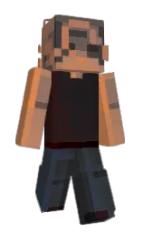 oxford blue and muddy waters Minecraft skin — Slim model — first worn by hehlin
