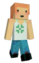 putty and burnt sienna Minecraft skin — Slim model