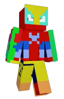 Front of RELIGATED's skin