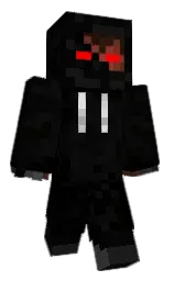 black and log cabin Minecraft skin — Classic model — first worn by raeythe