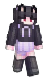 FreedomNine's Minecraft skin wearing the Pan cape