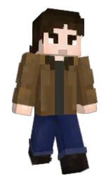 SidewardJet's Minecraft skin wearing the Twisted cape