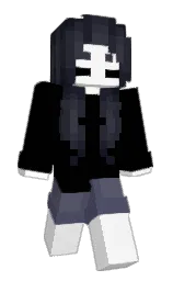 dainks's Minecraft skin wearing the Purple Heart cape