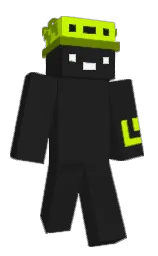 mine shaft and electric lime Minecraft skin — Classic model — first worn by Kiroxx29