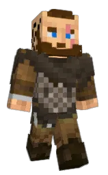 Ragnerr's Minecraft skin wearing the Migrator cape