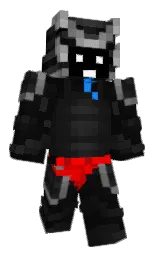 cod gray and red Minecraft skin — Classic model