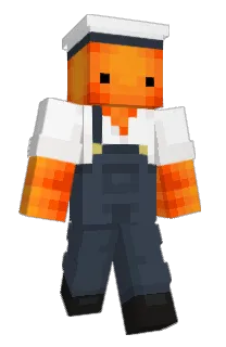 Front of Orangeiz's skin