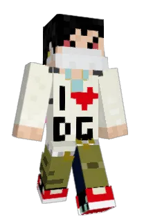 Front of Minecraft skin