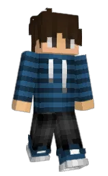 DuncanTheHarper's Minecraft skin wearing the Migrator cape