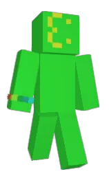 black and pear Minecraft skin — Classic model